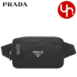 Prada Tessuto Montagna Nylon Triangle Logo Belt Bag Shoulder Nero Black